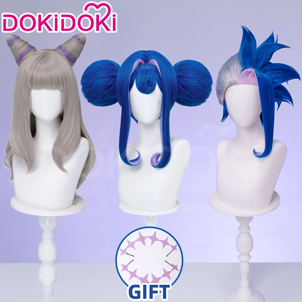 Anime Cosplay Blue Hair - متوفر في المخزون: باروكة 