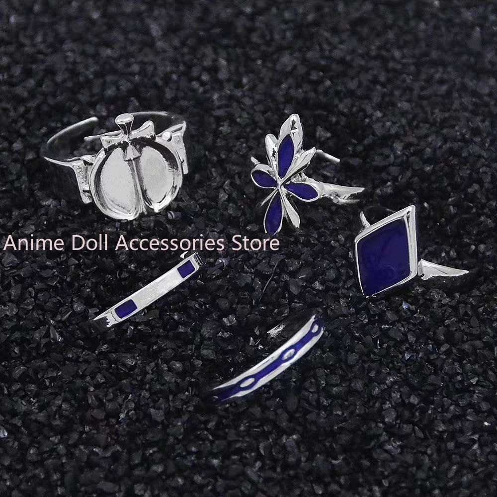 Anime Cosplay Ladies - خاتم أنمي من لعبة جينشين إمباكت،