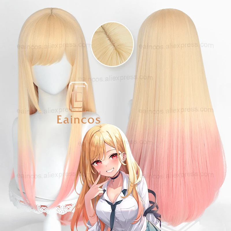 Kitagawa Anime Cosplay - باروكات أنيمي مارين كيتاوا تأثيري ،