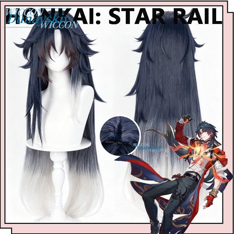 باروكة شخصية مورتيناكس من لعبة - مراجعة Anime Cosplay Blue Hair وسعره