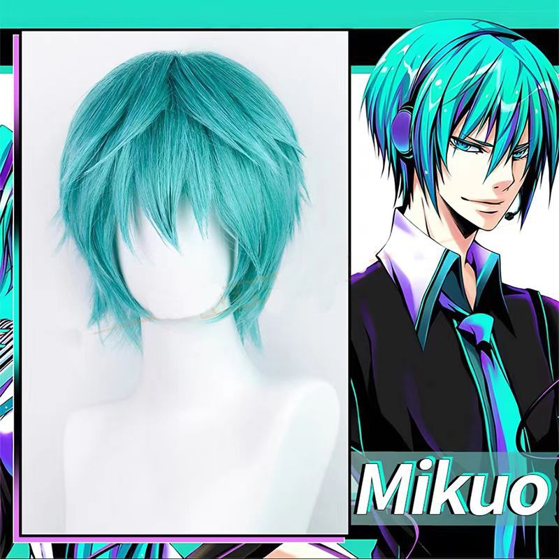 شعر مستعار ميكو كوسبلاي أنيمي  - مراجعة Anime Cosplay Blue Hair وسعره