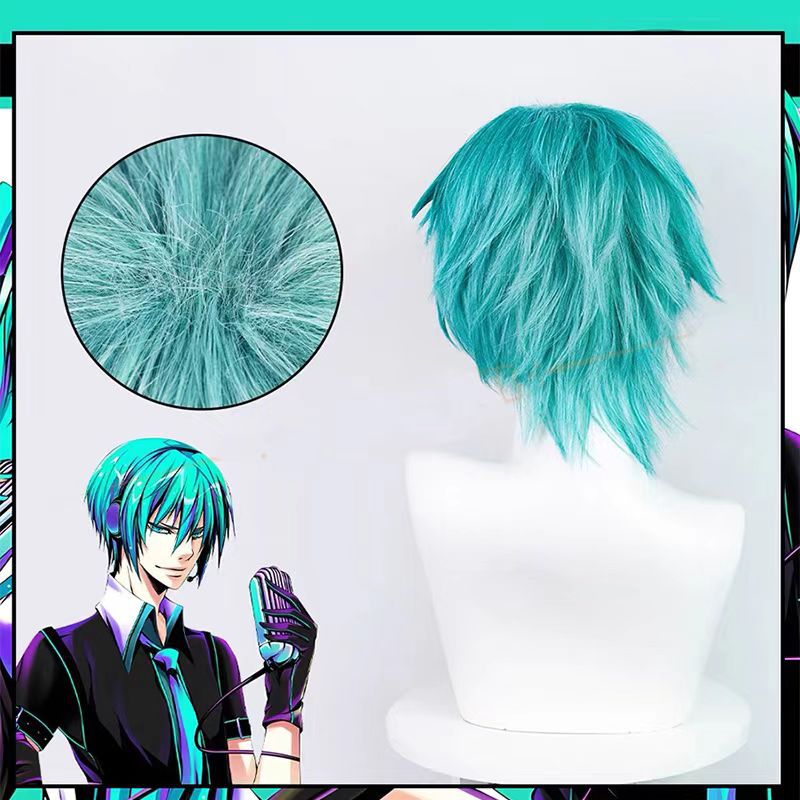 شعر مستعار ميكو كوسبلاي أنيمي  - مراجعة Anime Cosplay Blue Hair وسعره
